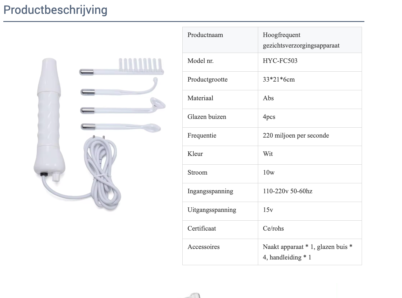 GlowWave™ High-Frequency Therapy Wand – Bereik een helderdere huid, dikker haar en totaal zelfvertrouwen, gewoon thuis!