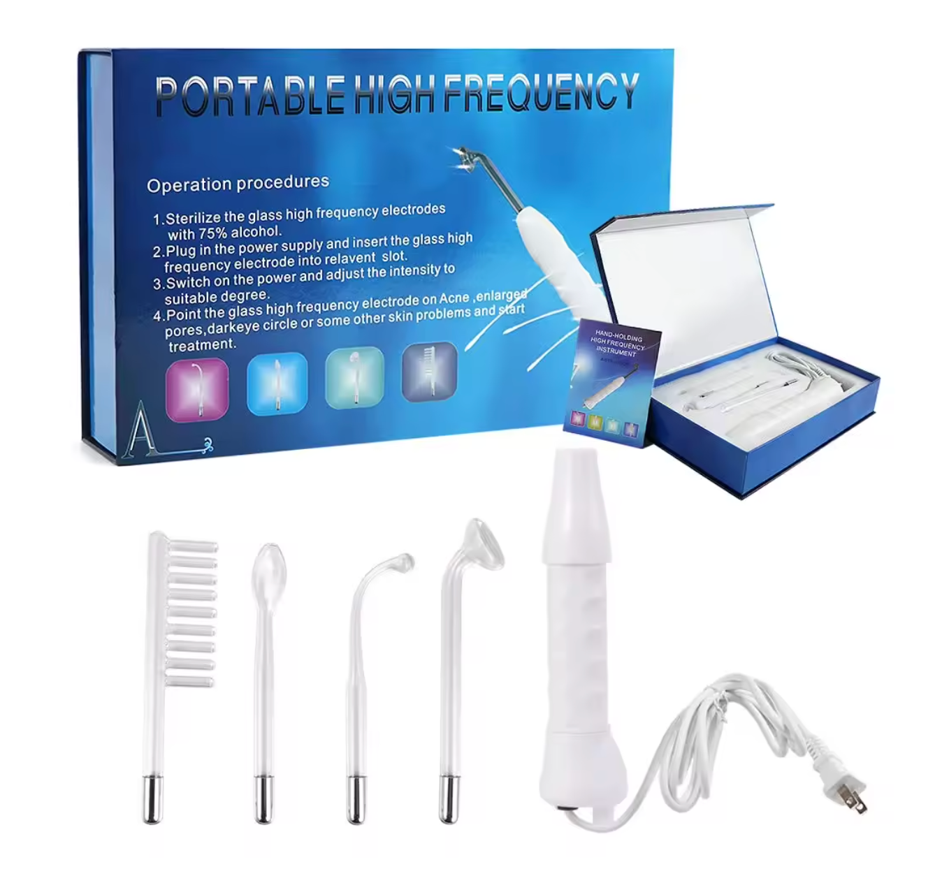 GlowWave™ High-Frequency Therapy Wand – Bereik een helderdere huid, dikker haar en totaal zelfvertrouwen, gewoon thuis!